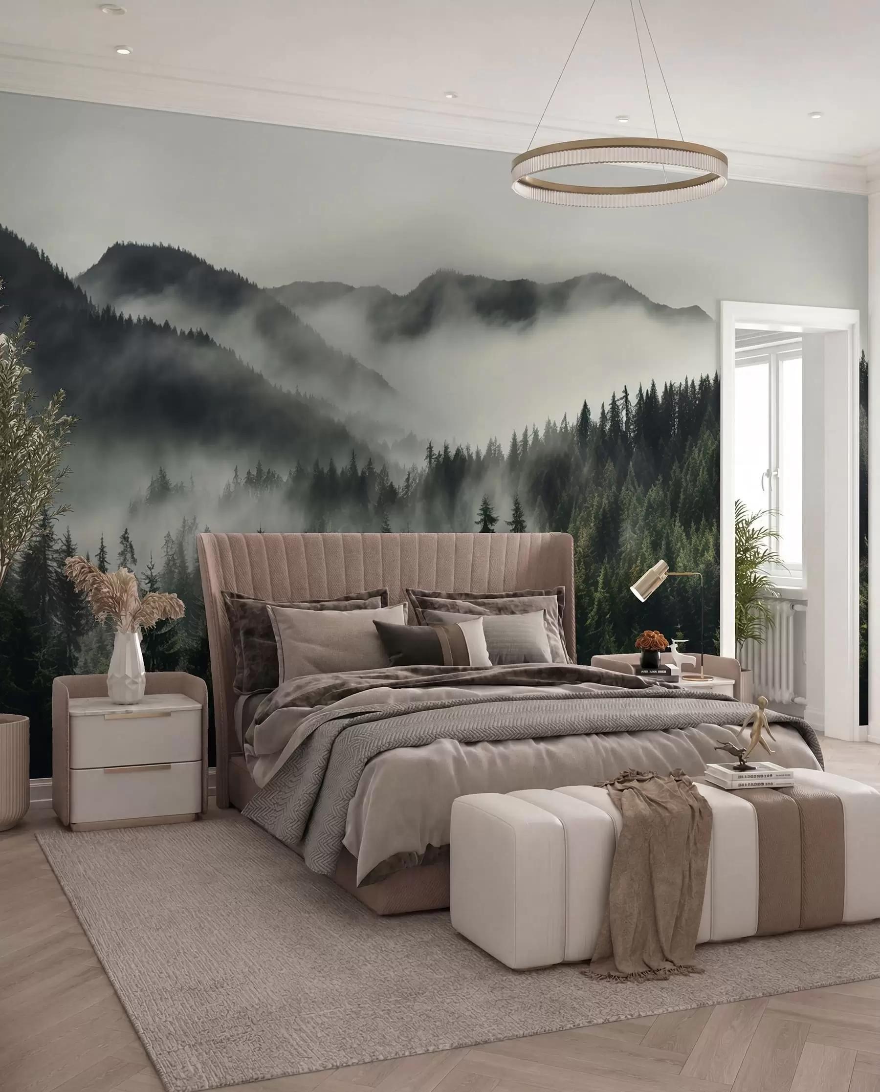 Murale Montagnes en silence u96027