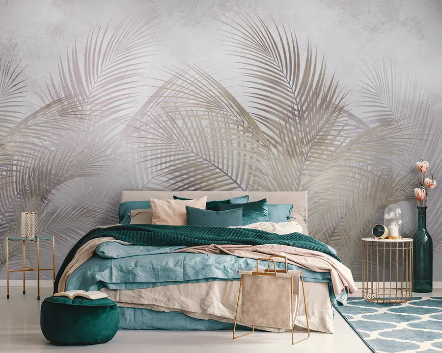 Murale Arbres et feuilles tropicaux u96860