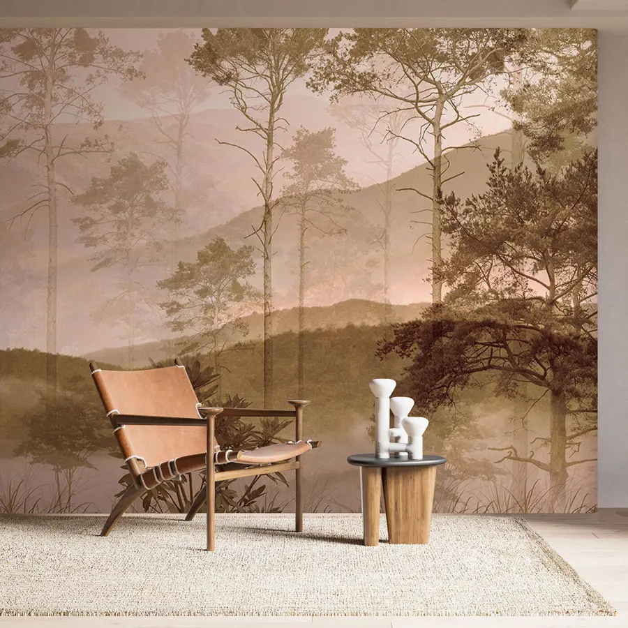 fototapeter Grunge forest, fresco u97058