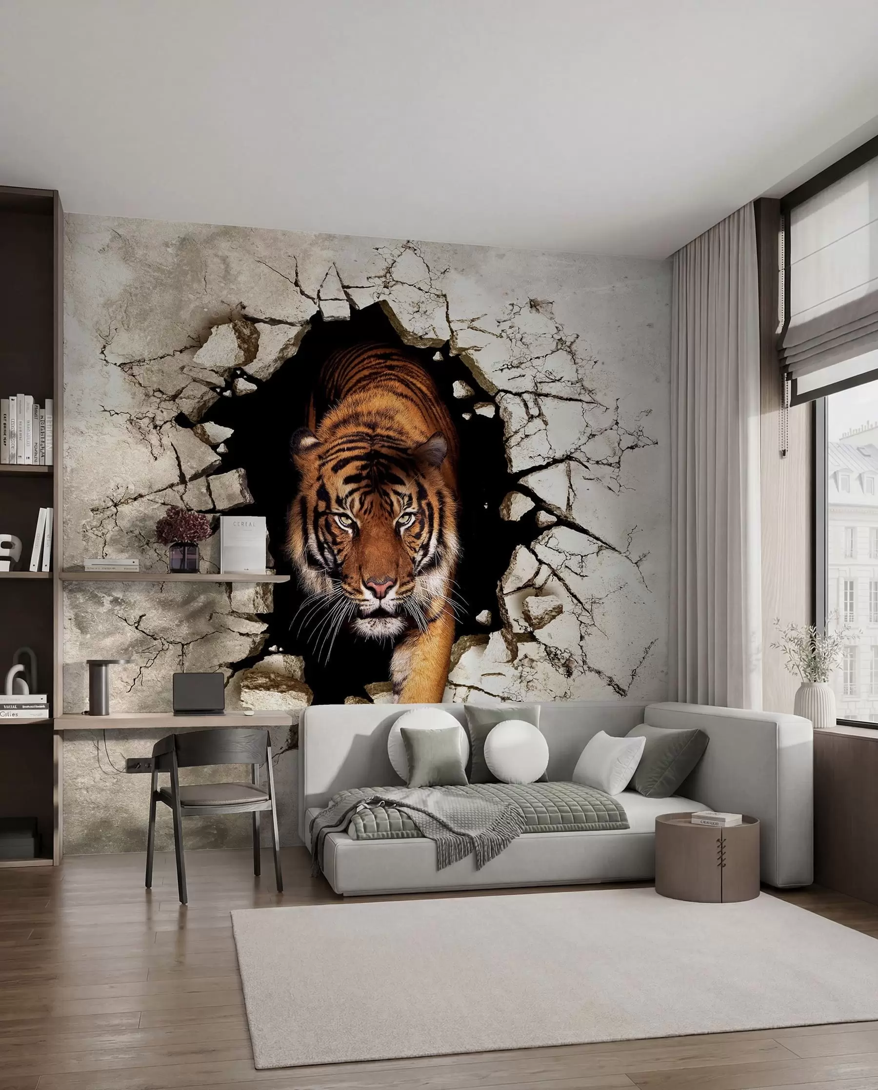 Fototapete 3D-Tiger u97031