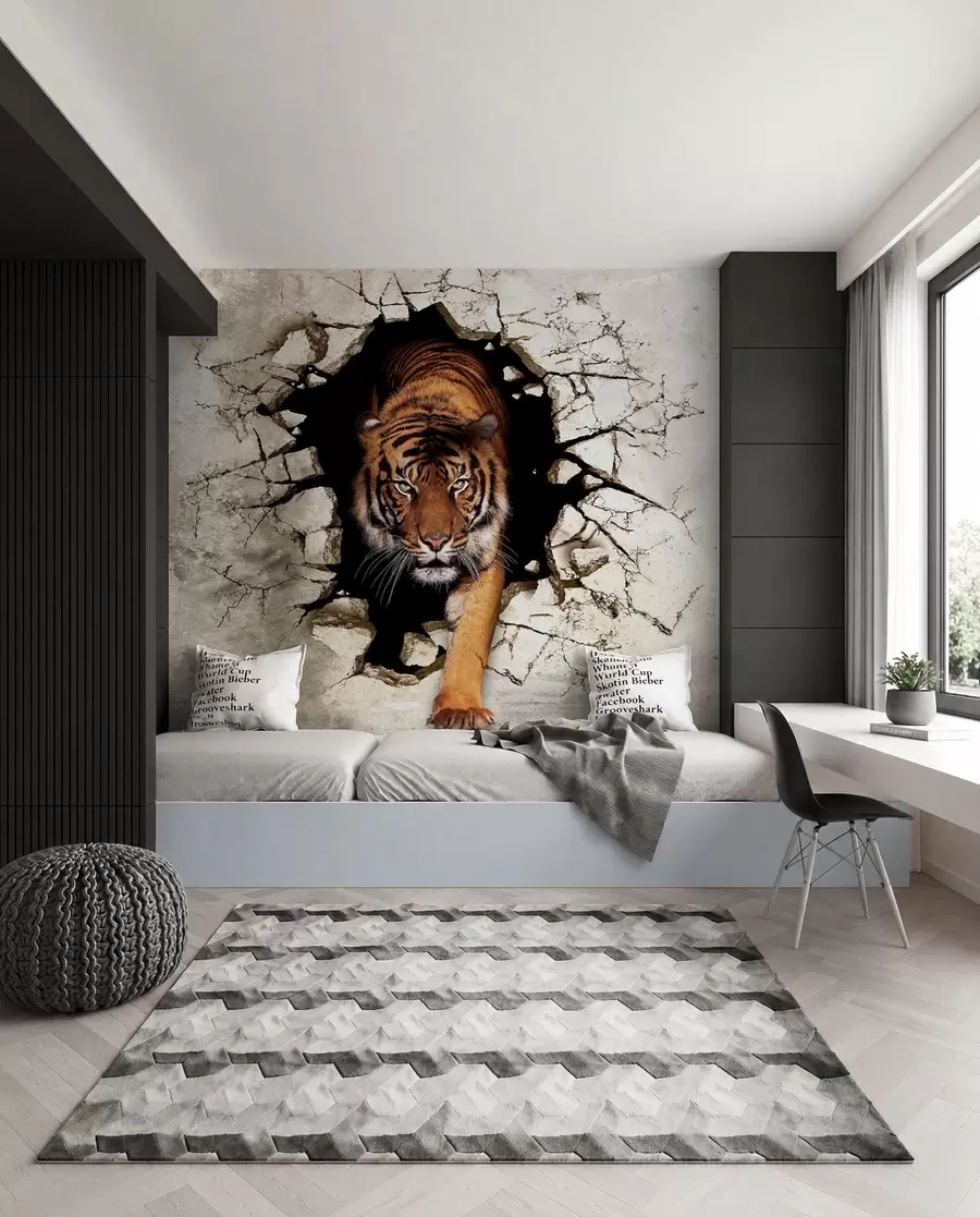 Murale tigre 3D u97031