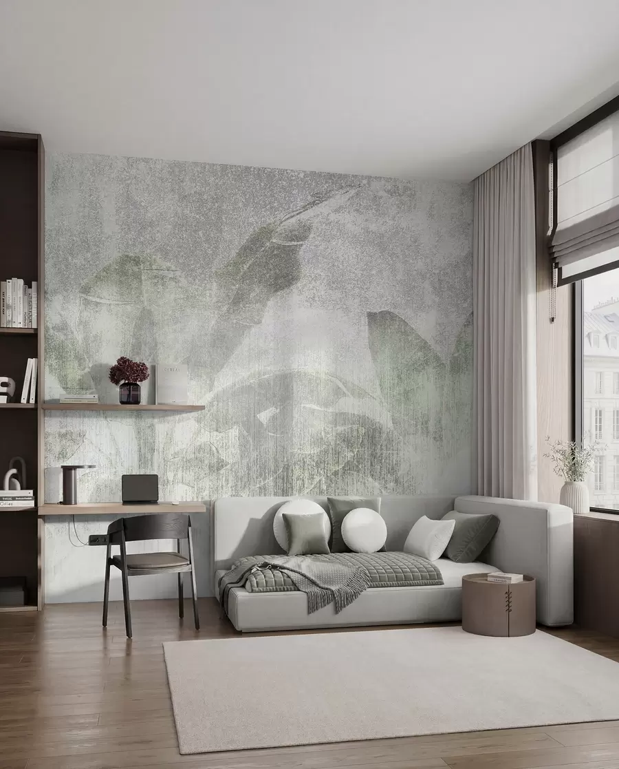 fototapeter Tropiske palmer i loftstil u97030