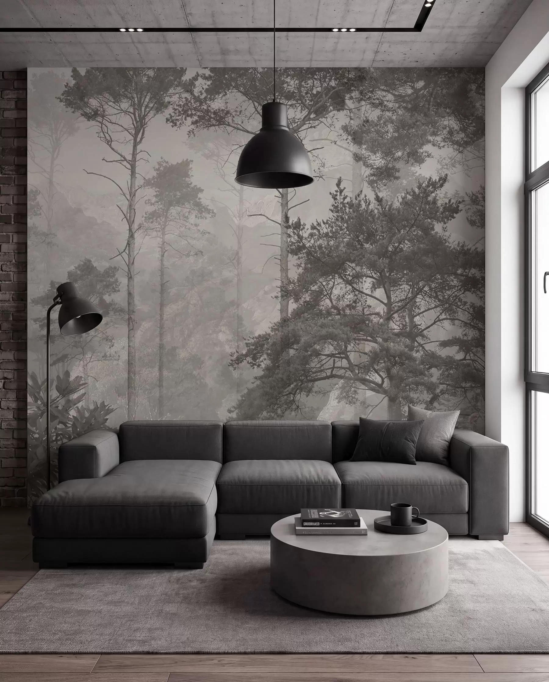 Murale Voile de forêt u97190