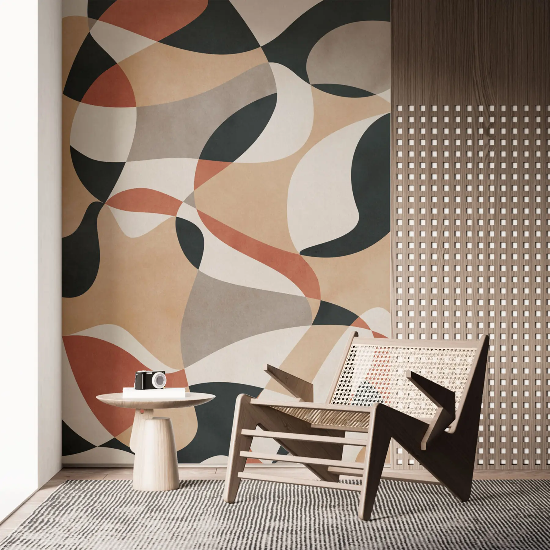 fototapeter Moderne geometrisk abstraktion i grunge loft-stil u97206