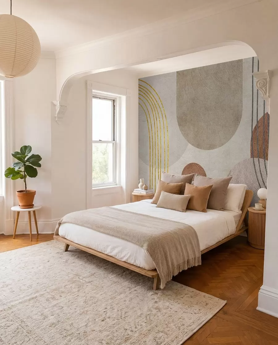 fototapeter Abstrakt boho-mønster u97255