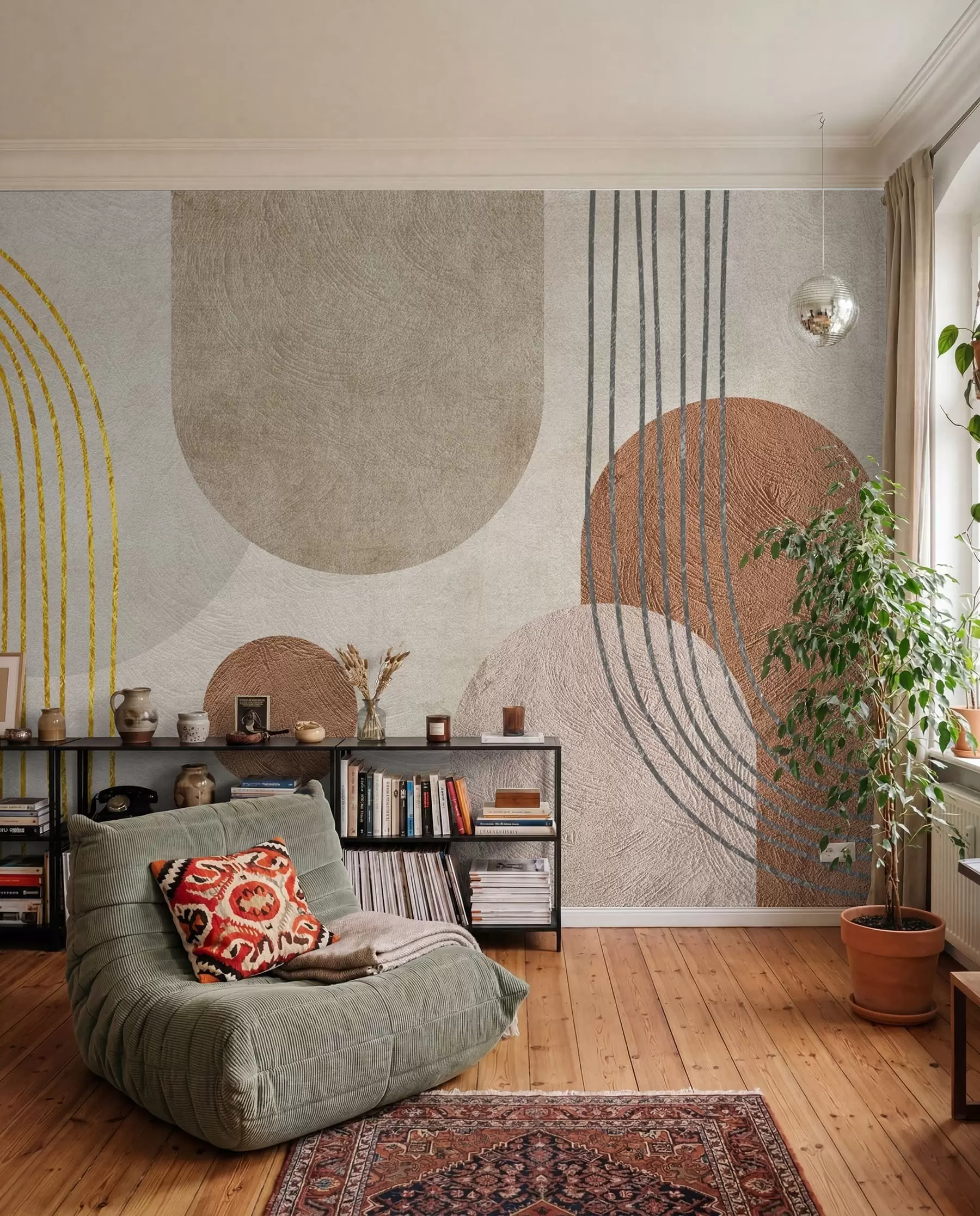 fototapeter Abstrakt boho-mønster u97255