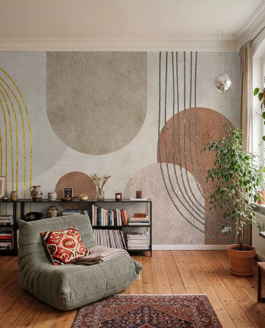 fototapeter Abstrakt boho-mønster u97255