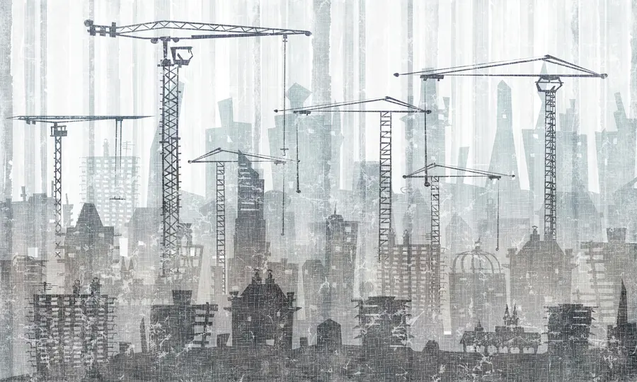 fototapeter Konstruktion u26287