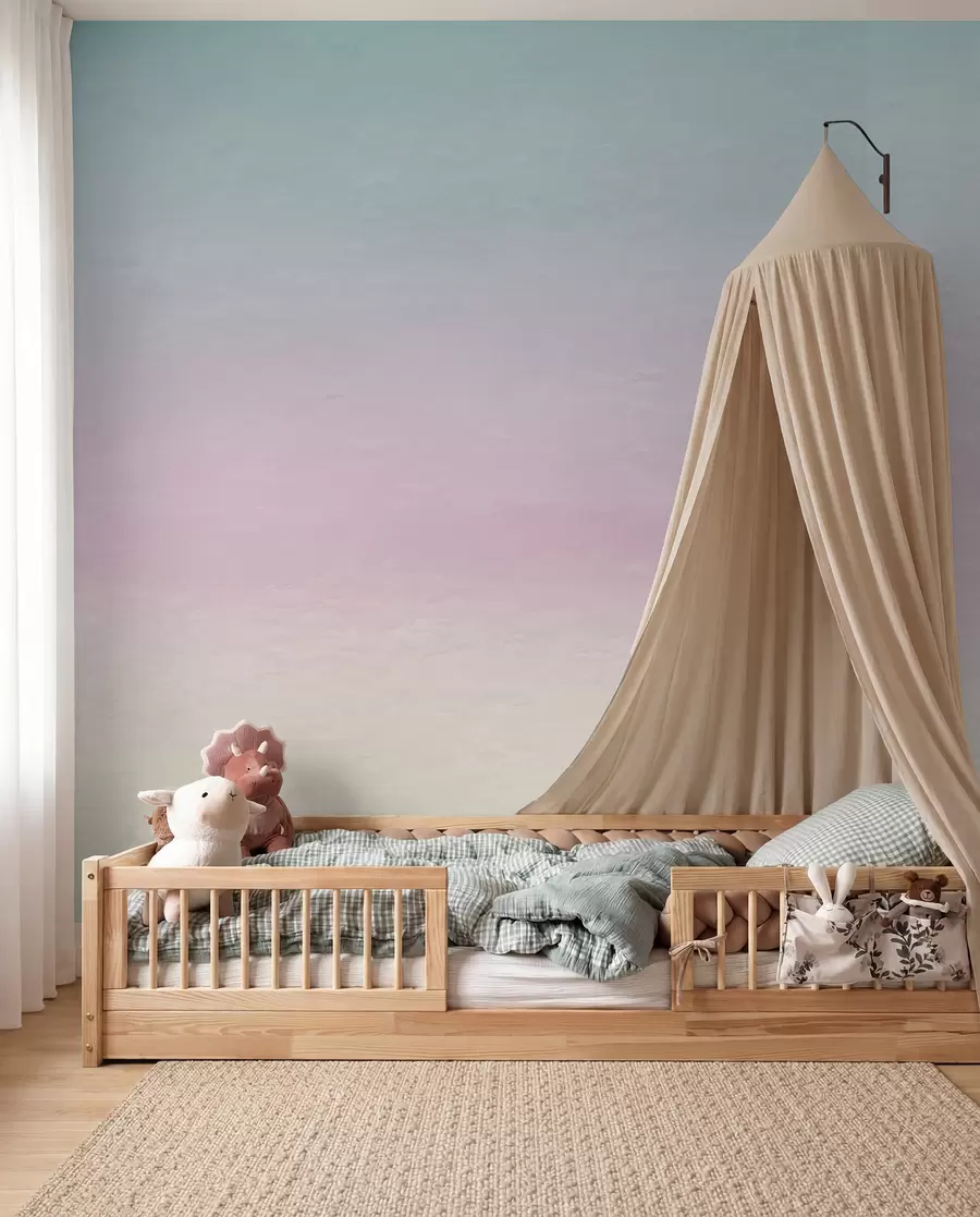 Murale Du rose au bleu en dégradé u98238