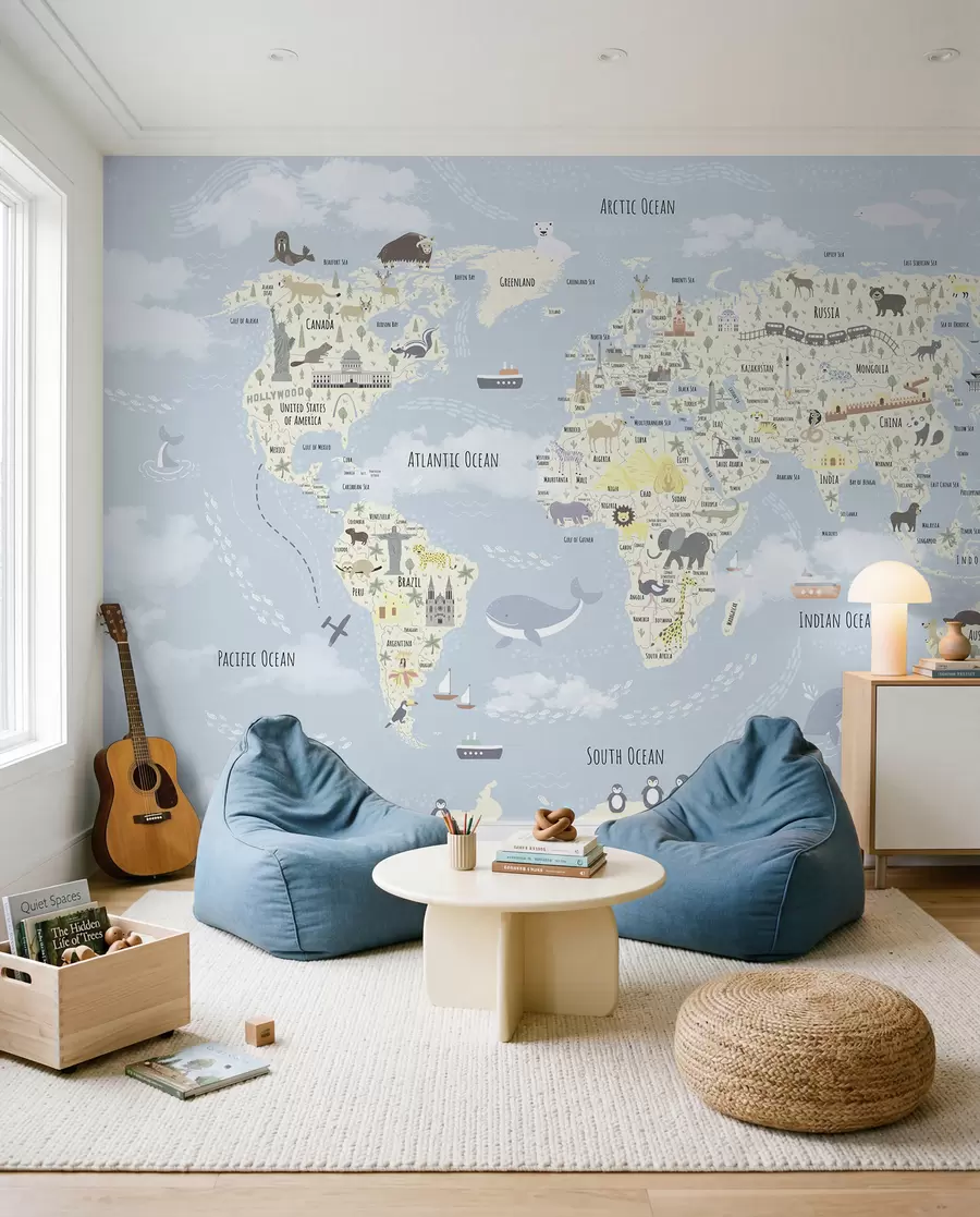 Murale Atlas des petites merveilles u96587