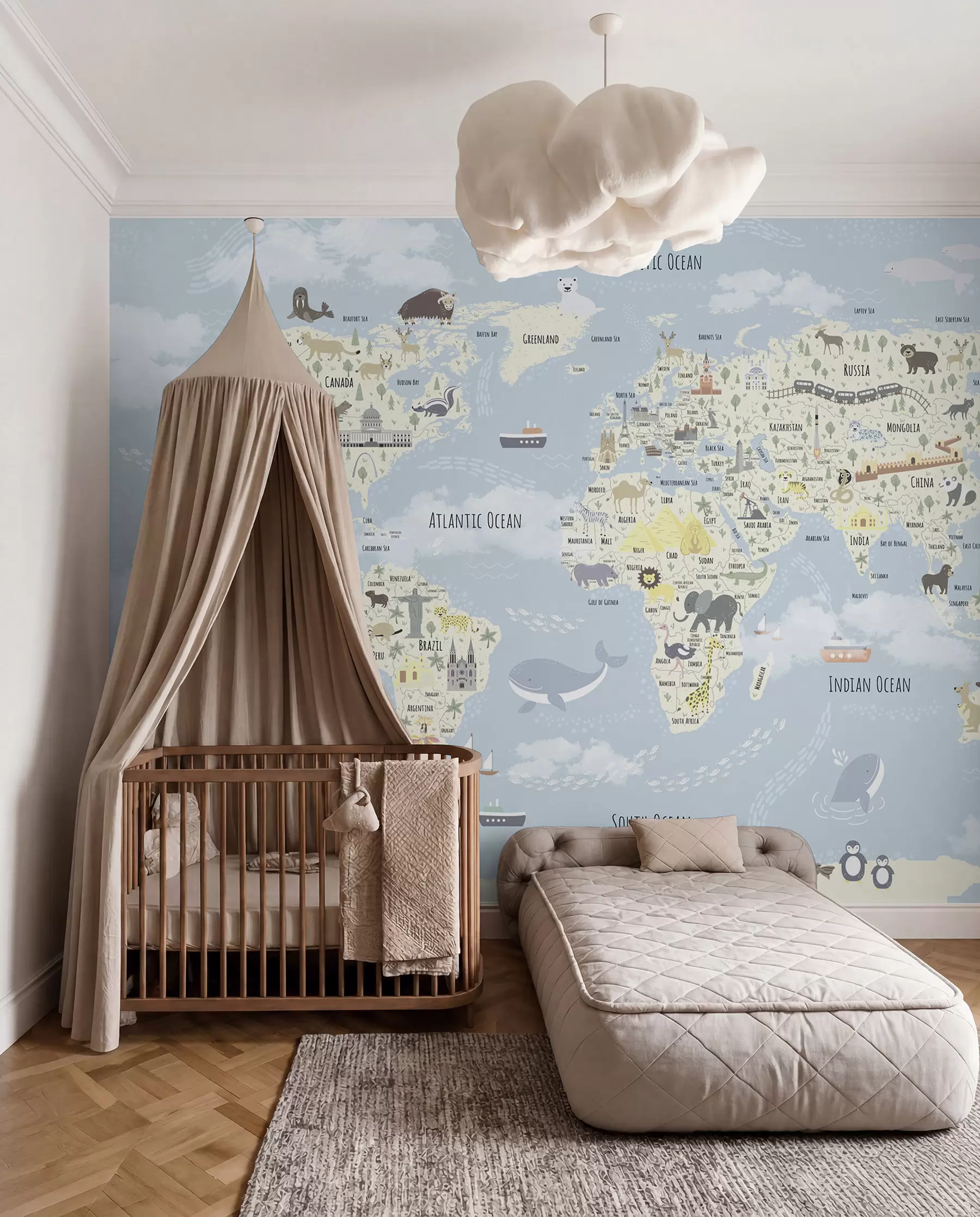 Murale Atlas des petites merveilles u96587
