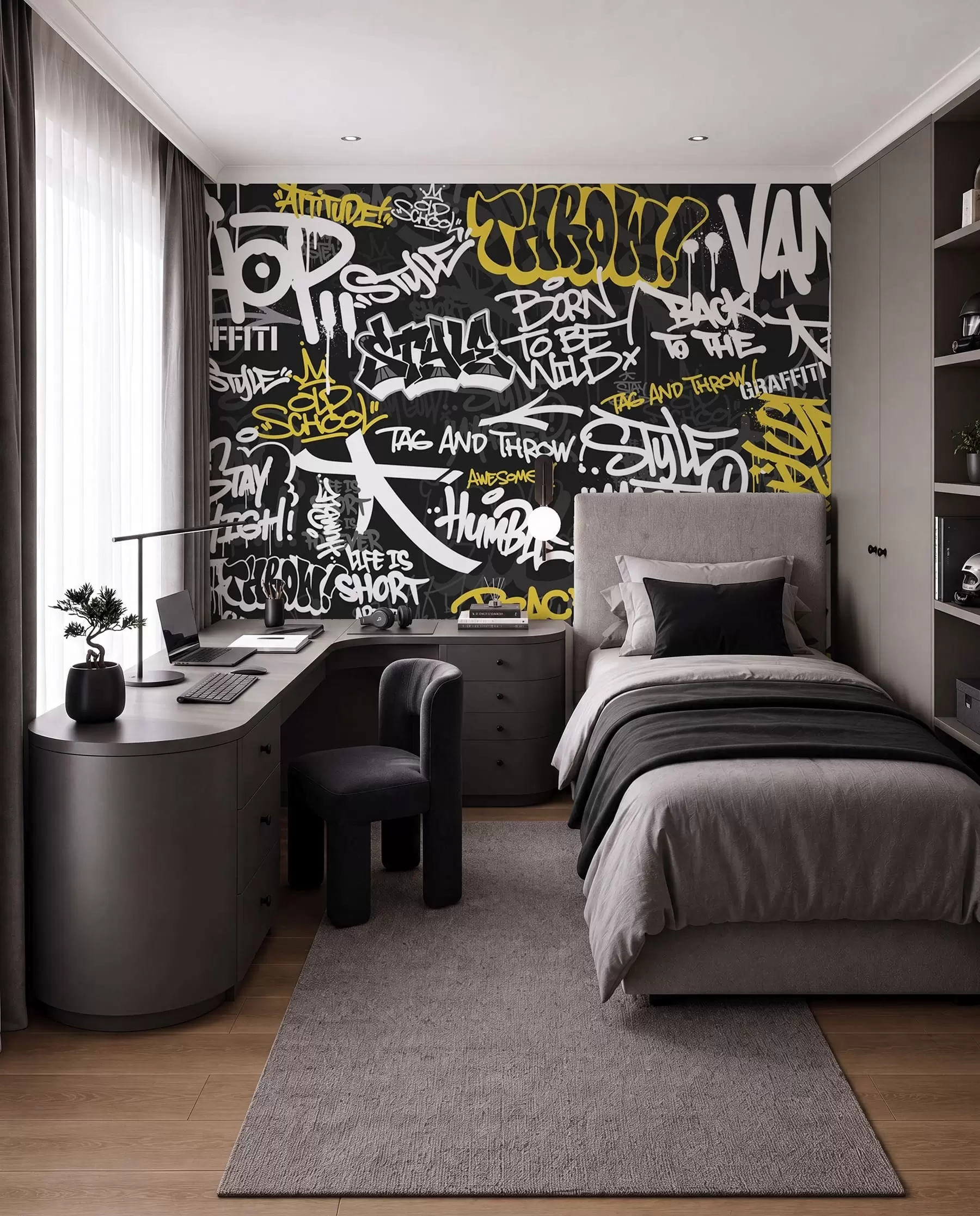 fototapeter Graffiti u98895