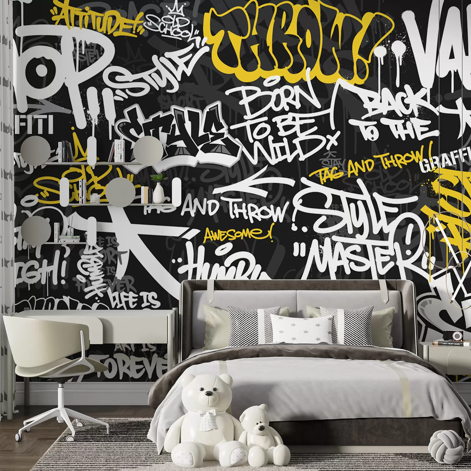 fototapeter Graffiti u98895