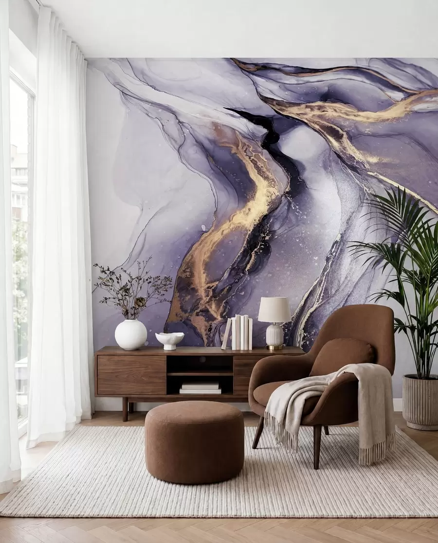 Murale Marbre violet u18250v4