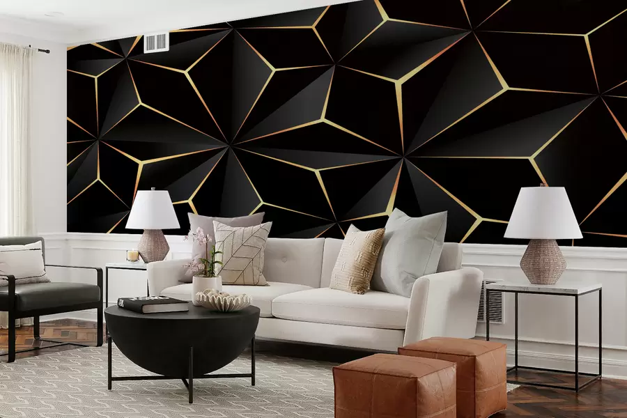 Murale Triangle noir u72104d2
