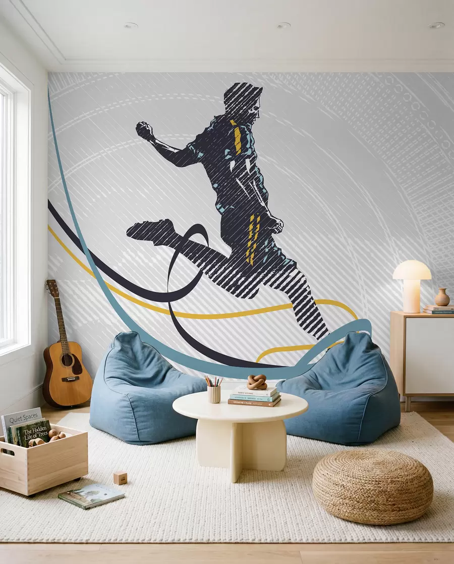 Fototapete Rugby-Sportler-Poster u99448