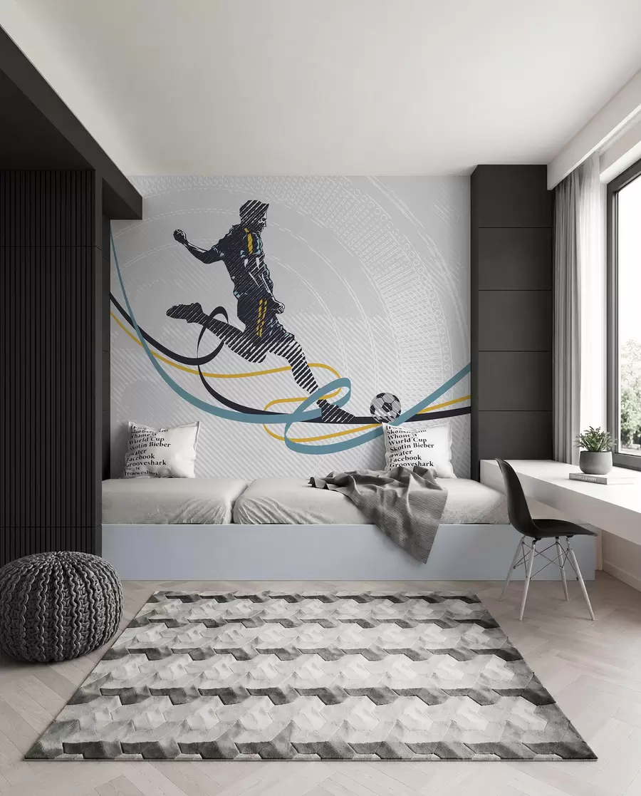 Fototapete Rugby-Sportler-Poster u99448