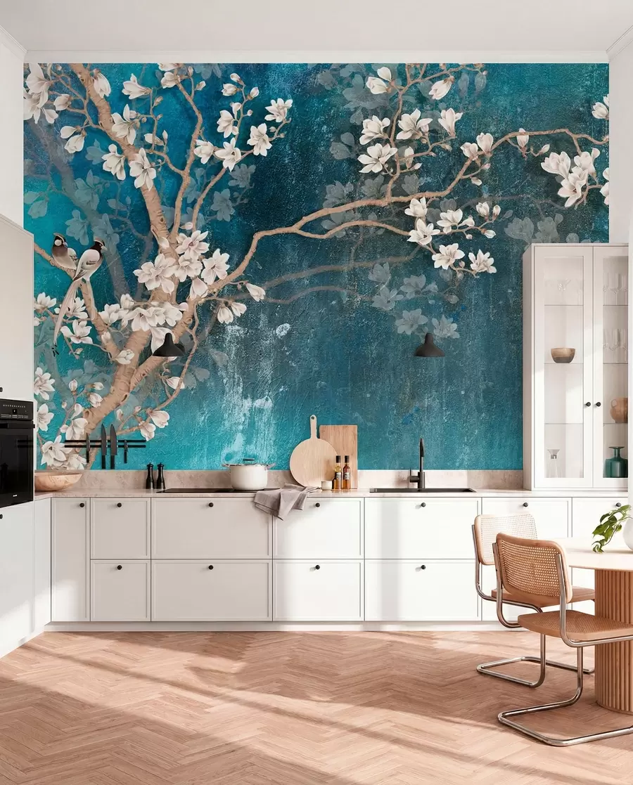 fototapeter Blomstrende grene u12150d1