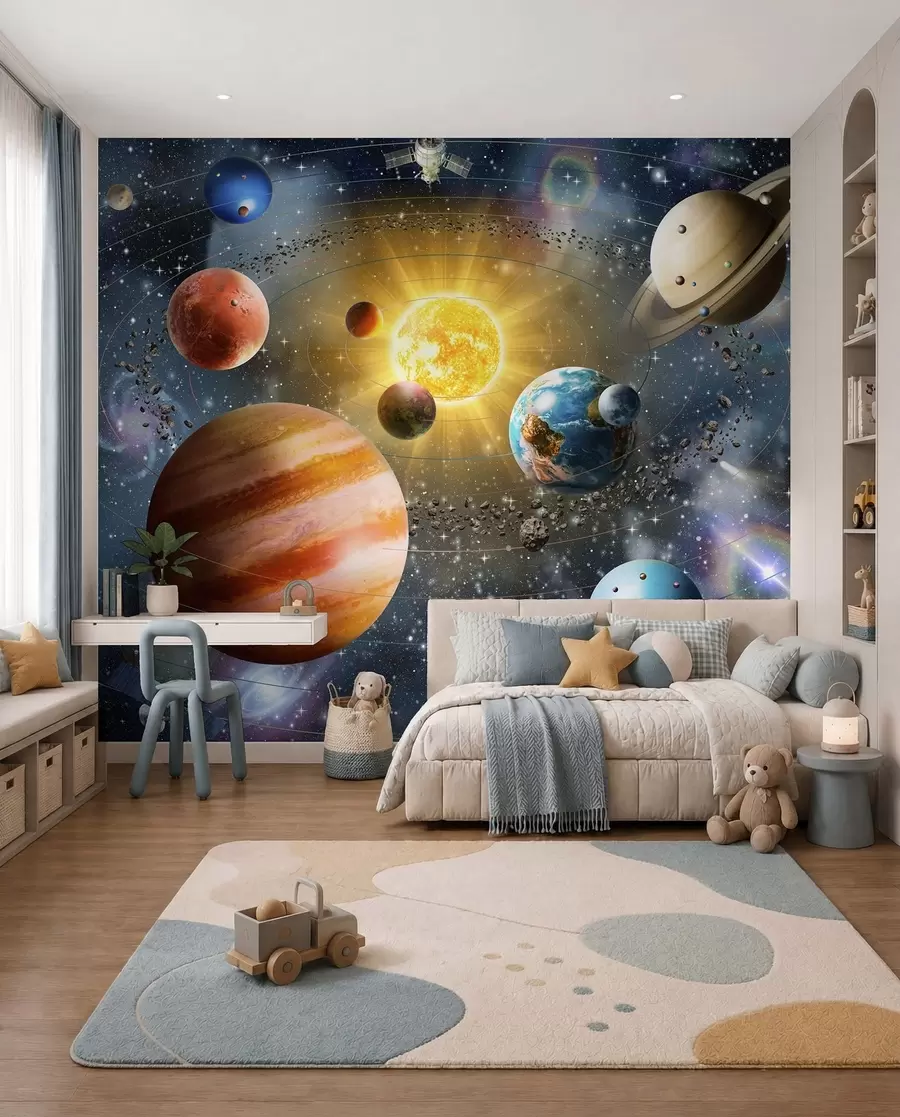 Murale Voyage parmi les planètes I u97222d1